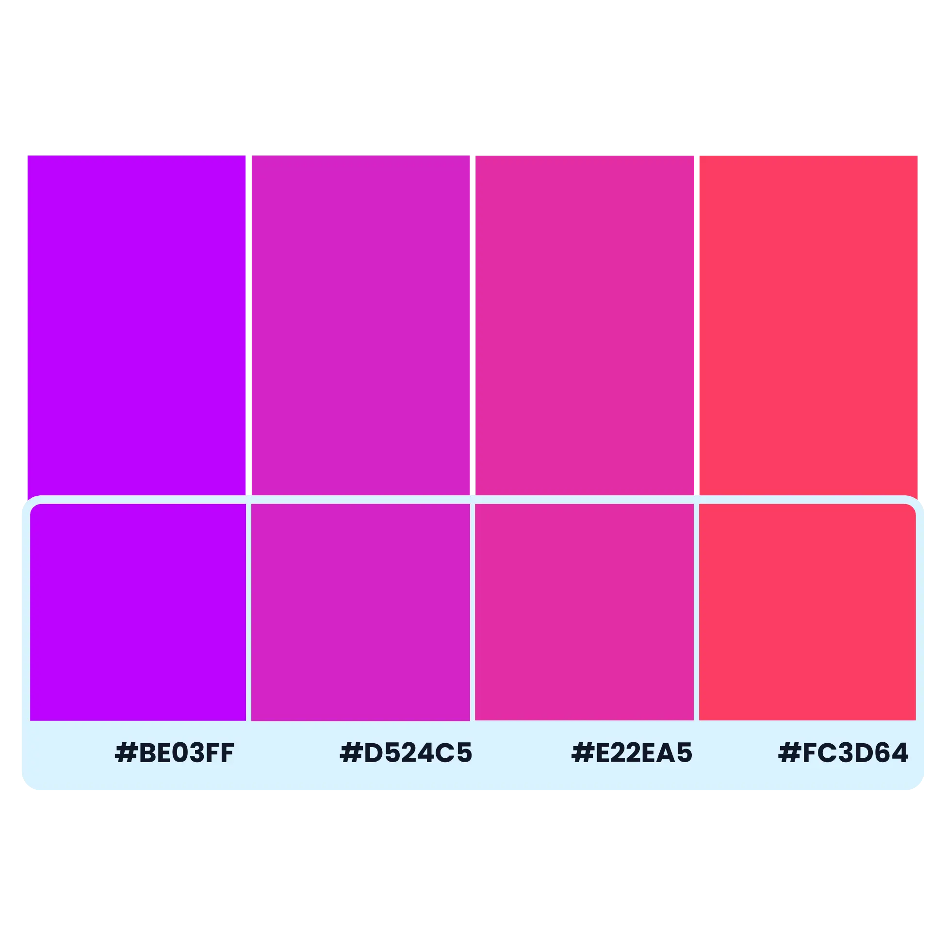 Illustration de différents pantones